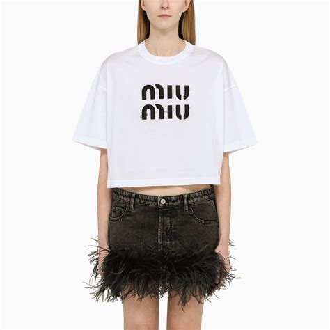 miu miu shirt cropped|Miu Miu Shirts .